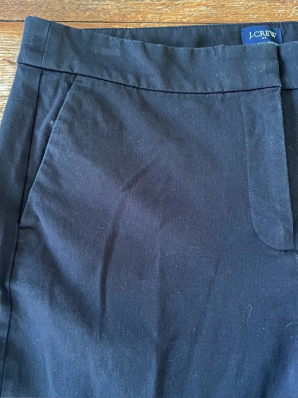 J Crew Kelsey Pant Black Kick Out Flare Crop Trousers Womens Size 12